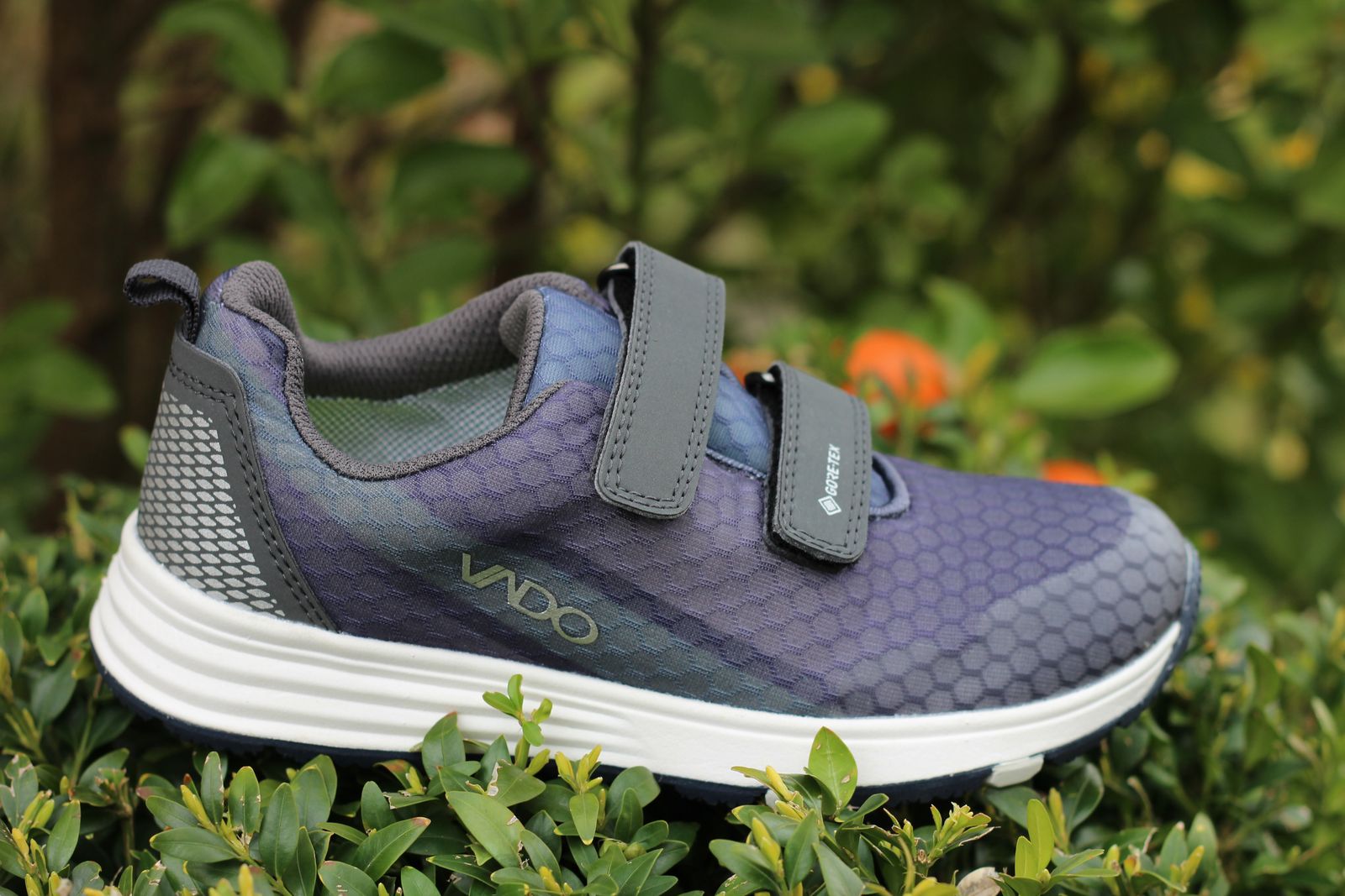 Halbschuh Klettverschluss, Goretex Farbe: midnight